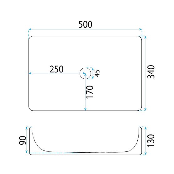 Lavabo de meuble Rea Fiorella