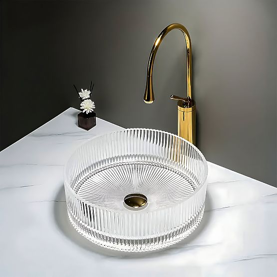 Lavabo de meuble Rea Ingrid 36 Transparent