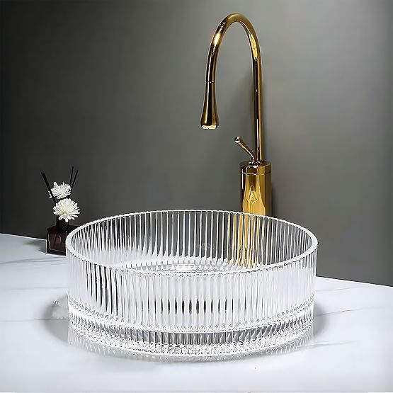 Lavabo de meuble Rea Ingrid 36 Transparent