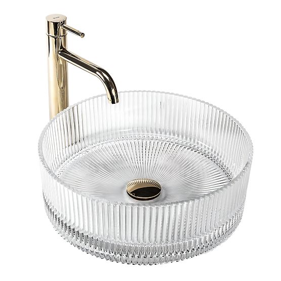 Lavabo de meuble Rea Ingrid 36 Transparent