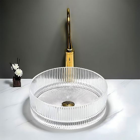 Lavabo de meuble Rea Ingrid 36 Transparent