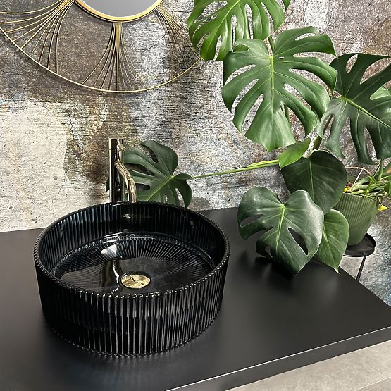Lavabo de meuble Rea Ingrid Noir