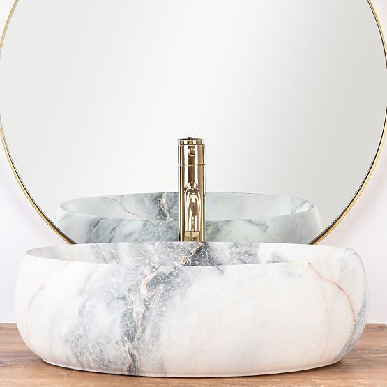 Lavabo de meuble Rea Linda Granit Mat