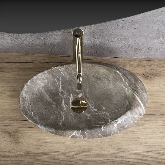 Lavabo de meuble Rea Roxy B Stone NATURE
