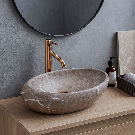 Lavabo de meuble Rea Roxy B Stone NATURE
