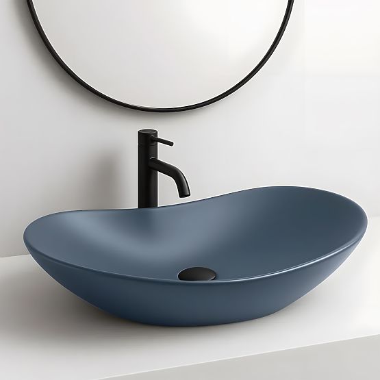 Lavabo de meuble Rea Royal Blueberry Mat