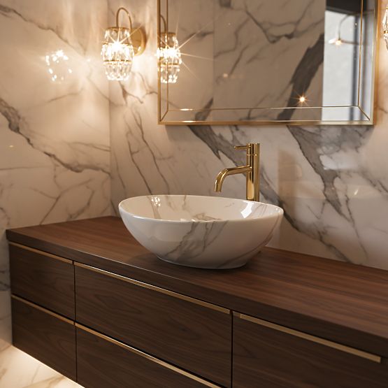 Lavabo de meuble Rea Sofia Aiax Shiny