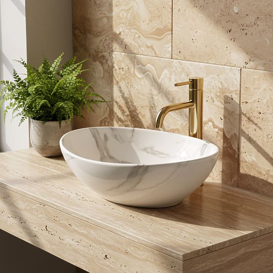 Lavabo de meuble Rea Sofia Aiax Shiny