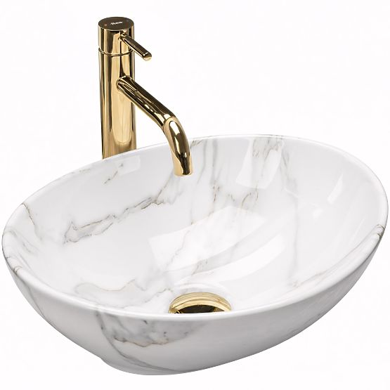 Lavabo de meuble Rea Sofia Aiax Shiny
