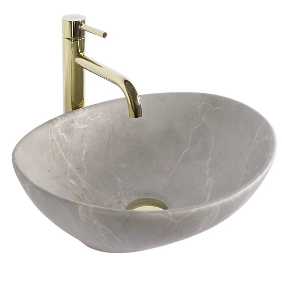 Lavabo de meuble Rea Sofia Beige Mat