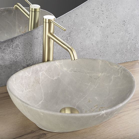 Lavabo de meuble Rea Sofia Beige Mat