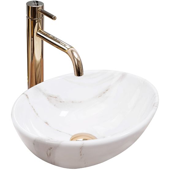 Lavabo de meuble Rea Sofia Mini Aiax Shiny