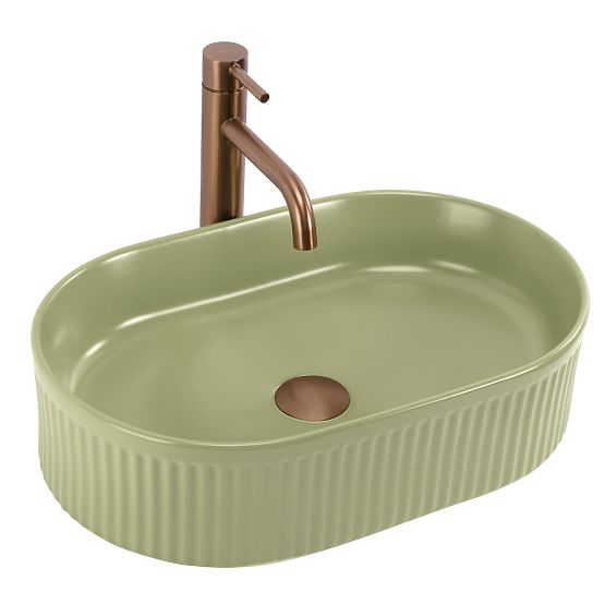 Lavabo de meuble Rea Vanda Pistachio Matt