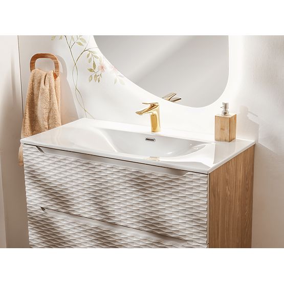 Lavabo de meuble à une seule cuve 100 cm