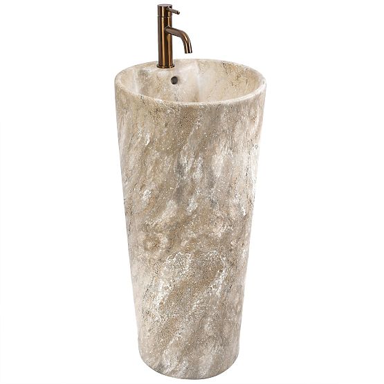 Lavabo en Céramique Autoportant Blanka Savana Mat