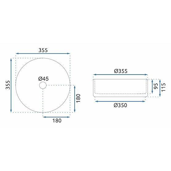 Lavabo en meuble Rea Cristal Gris Clair