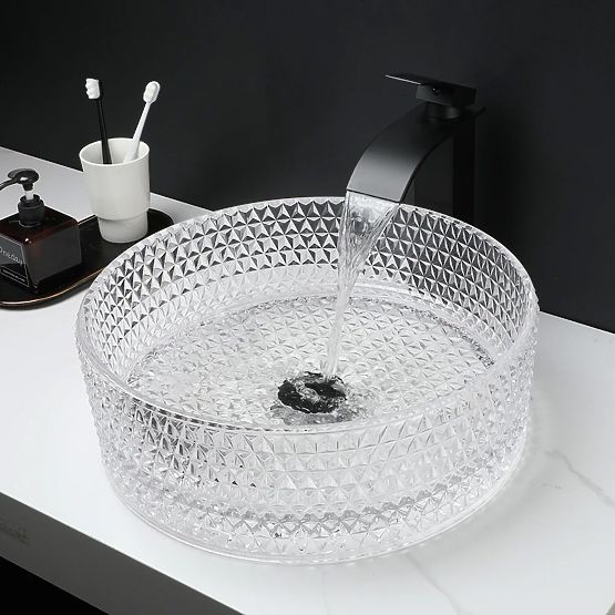 Lavabo en verre Rea Cristal Transparent 35