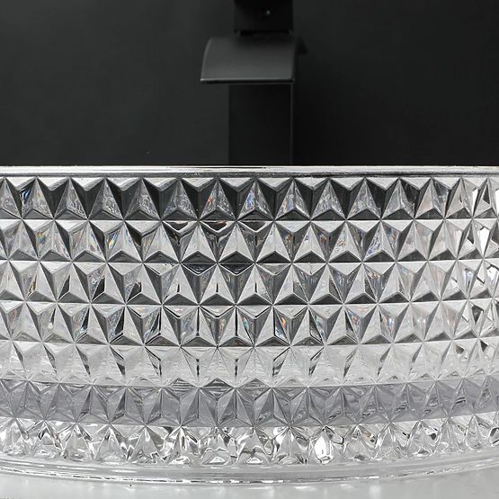 Lavabo en verre Rea Cristal Transparent 35