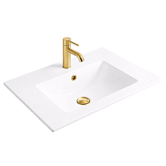 Lavabo encastré Rea Dafne 75