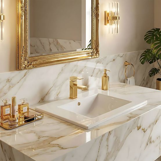 Lavabo encastré Rea Dafne 75