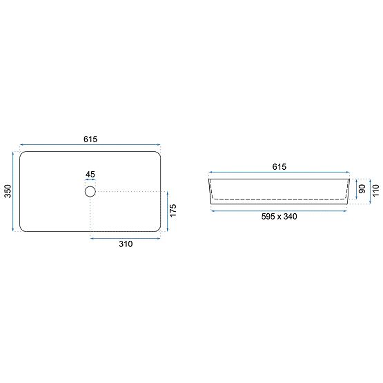 Lavabo intemporel Denis Black Edge