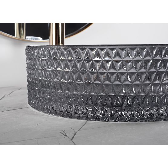 Lavabo intemporel Rea Cristal 35 Noir