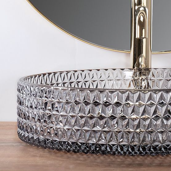 Lavabo intemporel Rea Cristal Grey 39