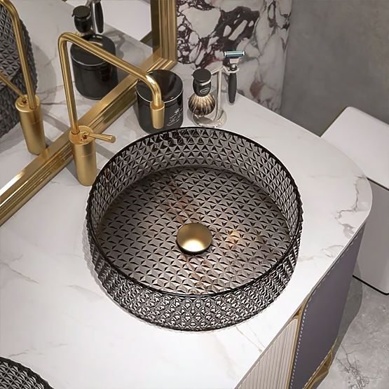 Lavabo intemporel Rea Cristal Grey 39