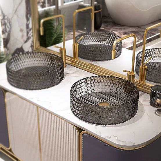 Lavabo intemporel Rea Cristal Grey 39