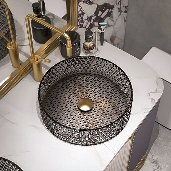 Lavabo intemporel Rea Cristal Grey 39