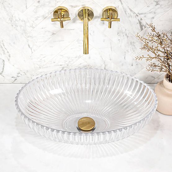 Lavabo intemporel Rea Nicole Transparent