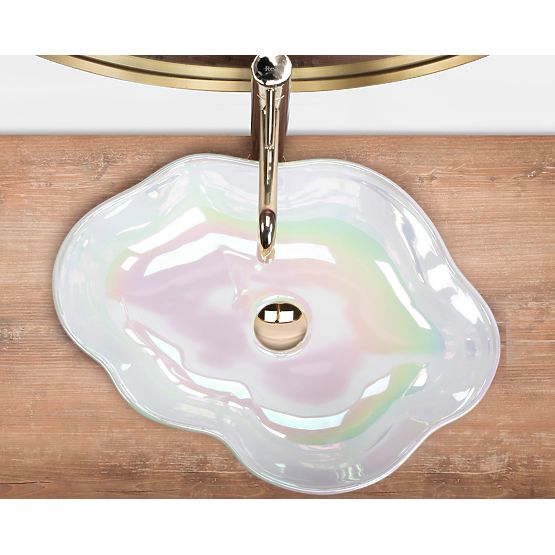 Lavabo intemporel Rea Pearl Akoya