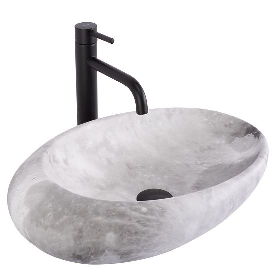 Lavabo intemporel Rea Roxy C Stone L.GREY