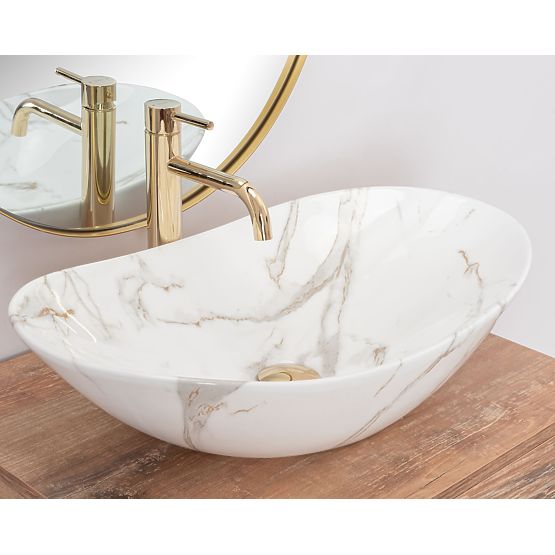 Lavabo intemporel Rea Royal Aiax Shiny