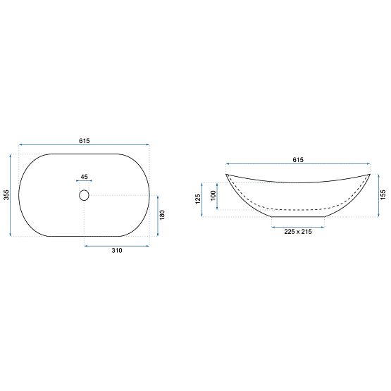 Lavabo intemporel Rea Royal Olive Matt