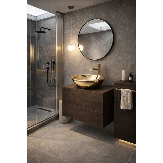 Lavabo intemporel Rea Sofia Gold