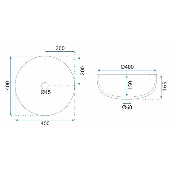 Lavabo intemporel Rea Sue Transparent