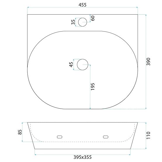 Lavabo mural / de table Rea Kim 46