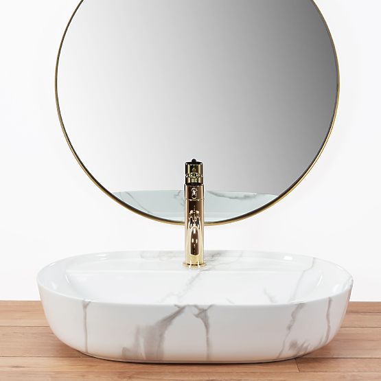 Lavabo REA Aura 61 Marmo Shiny