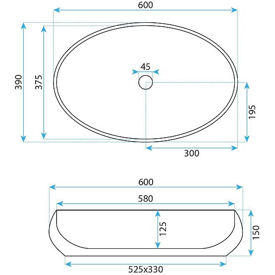 Lavabo sur plan Rea Maya