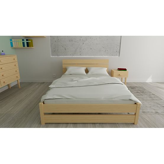 Lit en bois Max 200 x 120 cm - pin