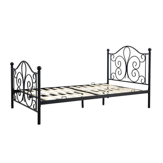 Lit métal PANAMA 120x200 - noir