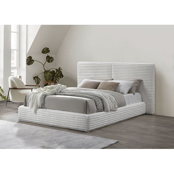 Lit MADERA 160 crème (2p=1ks)