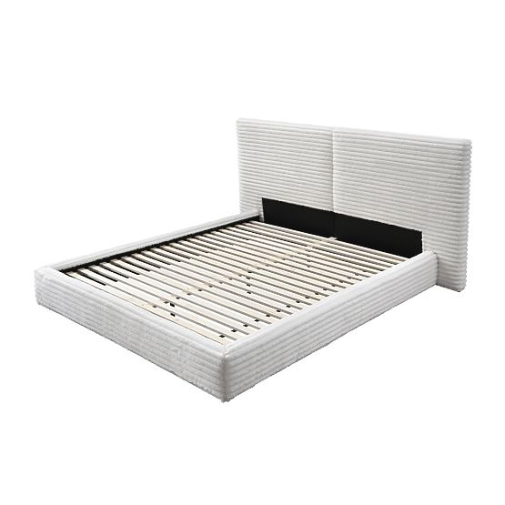 Lit MADERA 160 crème (2p=1ks)