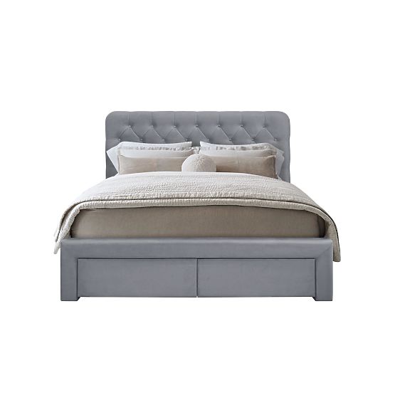 Lit MARISOL 160 cm gris (4p=1ks)