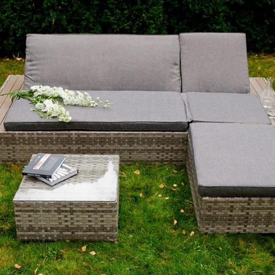 Lit multifonctionnel en résine tressée DIABOLICO