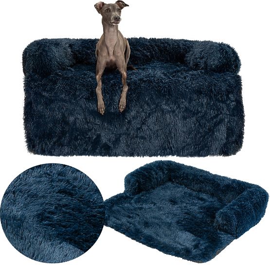 LIT POUR CHIEN POUR CANAPÉ PJ-021 BLEU FONCÉ M