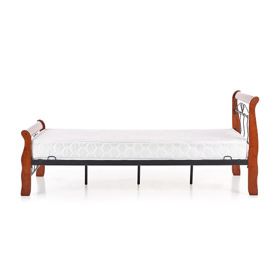 Lit Veronica 90 cm cerisier antique/noir