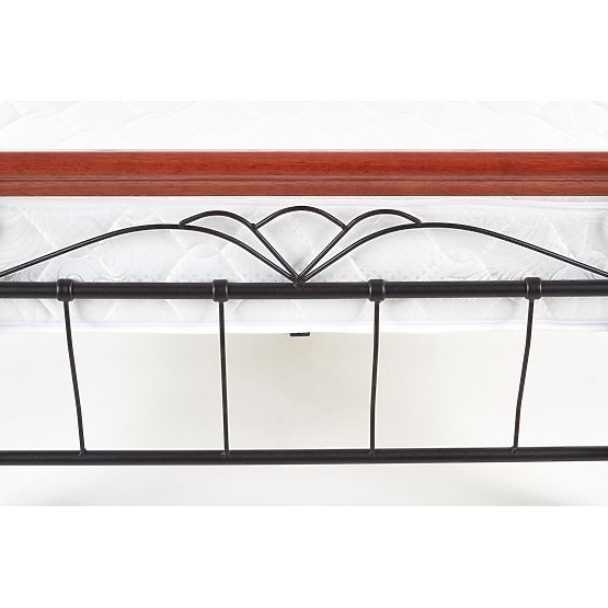 Lit Veronica 90 cm cerisier antique/noir