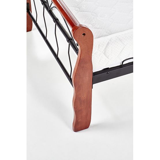 Lit Veronica 90 cm cerisier antique/noir